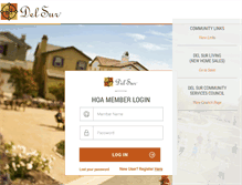 Tablet Screenshot of delsurcommunity.org